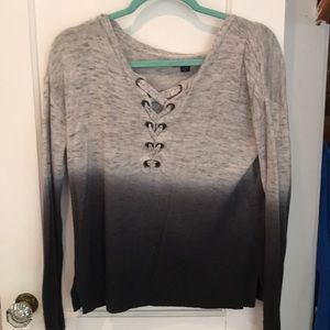 An American eagle ombré sweater